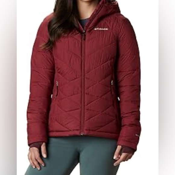 Columbia Fleece Hooded Insulated Water Resistant Jacket - Picture 1 of 9